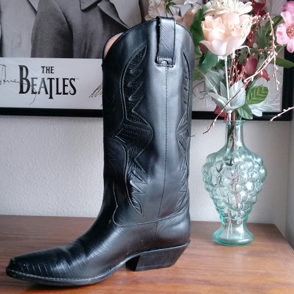 Hunt Club Shoes Hunt Club Leather Cowboy Boots Size 7